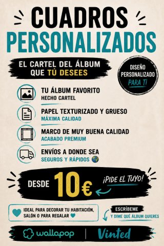Cuadros Personalizados de Álbumes de Spotify