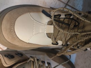 Botas Zara Beige y Blanco Talla 39