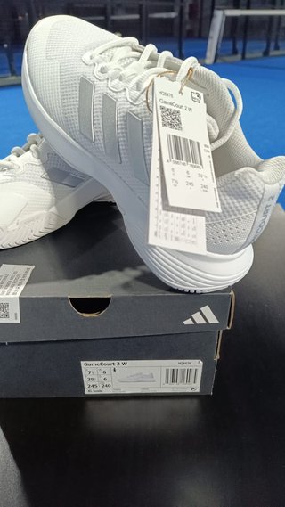 Zapatillas Adidas Gamecourt Talla 39 Blancas