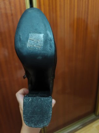 Botines negros coco estampado T37