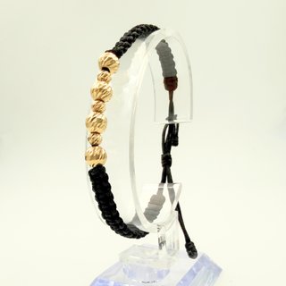 Pulsera Bolas Oro 18K; 2,25g