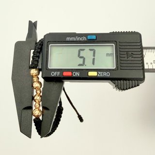 Pulsera Bolas Oro 18K; 2,25g