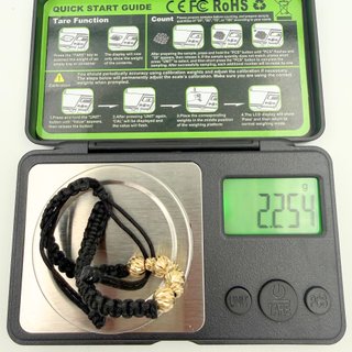 Pulsera Bolas Oro 18K; 2,25g