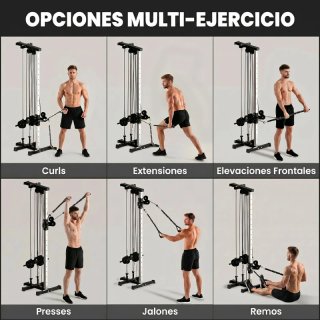 Máquina Polea Alta y Baja Doble