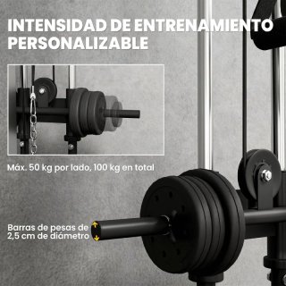 Máquina Polea Alta y Baja Doble