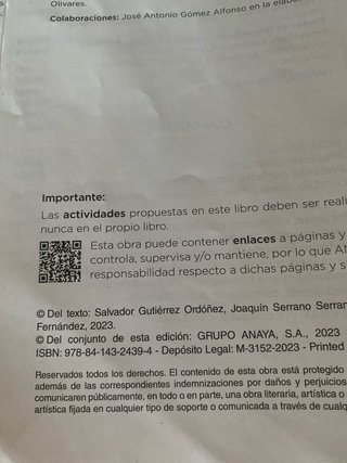 Lengua y Literatura, 2 ESO, Operación mundo