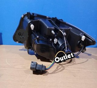 GF FAROS BMW E90 E91 05-08 OJOS ANGEL CCFL FONDO NEGRO R1457