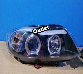 GF FAROS BMW E90 E91 05-08 OJOS ANGEL CCFL FONDO NEGRO R1457