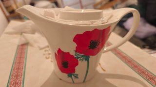 2 Juegos de café con Flores