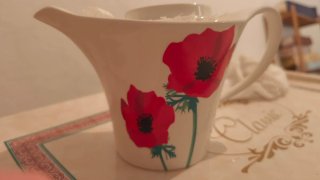 2 Juegos de café con Flores