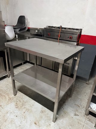 Mesa Acero Inoxidable Industrial 103x74x110 buen e