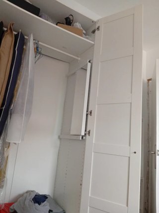 Espejo extraíble IKEA para armario