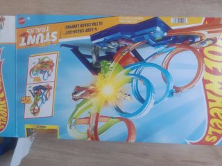 Pista Hot Wheels 4 Loopings