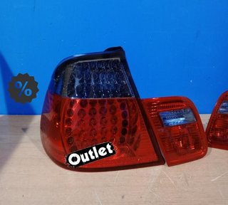 GF PILOTOS BMW E46 99-03 CABRIO LED ROJO AHUMADO LOOK M3 R14