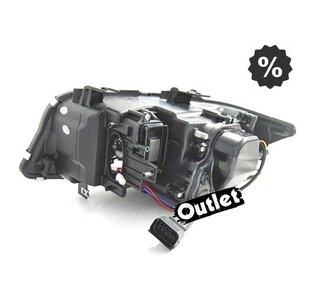 GF FAROS BMW E90 E91 05-08 XENON OJOS ANGEL U LED 3D NEGRO R