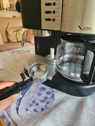 Cafetera Profesional Negra