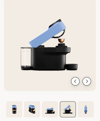 Cafetera Nespresso Vertuo Pop Azul