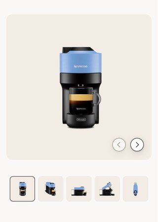 Cafetera Nespresso Vertuo Pop Azul