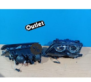 GF FAROS BMW E46 OJOS ANGEL LED CCFL 4 PUERTAS 01-05 FONDO N
