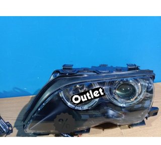 GF FAROS BMW E46 OJOS ANGEL LED CCFL 4 PUERTAS 01-05 FONDO N