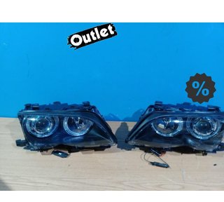 GF FAROS BMW E46 OJOS ANGEL LED CCFL 4 PUERTAS 01-05 FONDO N