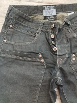 Pantalón vaquero Pull&Bear negro talla 38