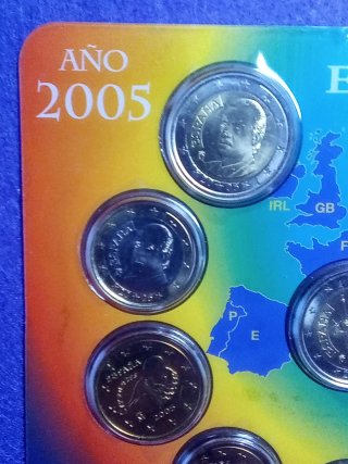 Monedas Euro España 2005. Quijote