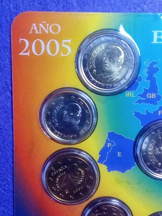 Monedas Euro España 2005. Quijote