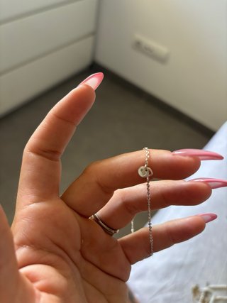 Pulseras plata Hamsa y Corazón