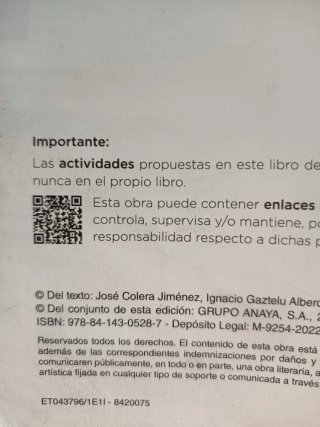 Libros de matemáticas 1°y 2° trimestre de 1°de ESO