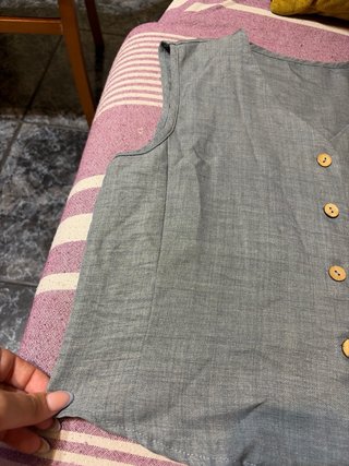 Conjunto de tela gris