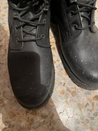 Botas militares altas negras