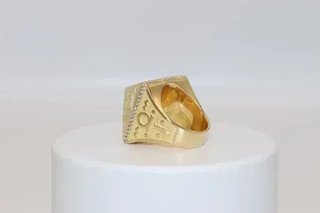 Anillo Sello Pirámide 18K