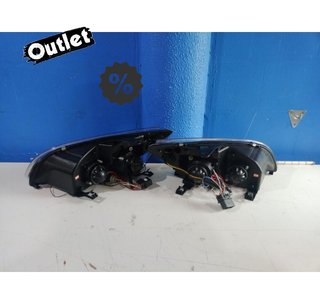 GF FAROS FORD FOCUS 04-08 LUZ DIURNA LED FONDO NEGRO R147020