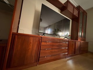 Mueble de salón modular de madera