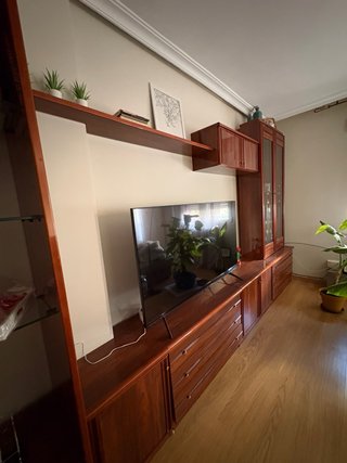 Mueble de salón modular de madera