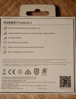 Huawei Freebuds 4 Auriculares Bluetooth Plata