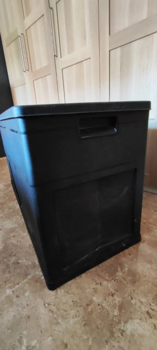 Baúl Resina Exterior 280L Negro