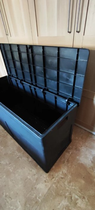 Baúl Resina Exterior 280L Negro