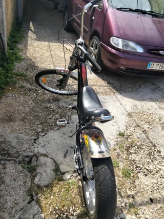 Bicicleta Chopper Negra en buen estado