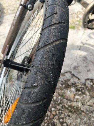 Bicicleta Chopper Negra en buen estado