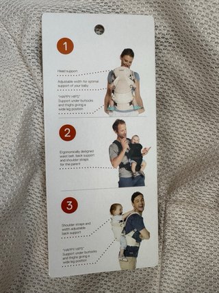 Mochila Portabebés Stokke MyCarrier Cool Crema