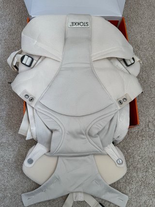 Mochila Portabebés Stokke MyCarrier Cool Crema