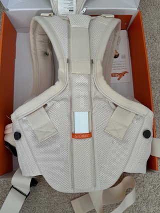 Mochila Portabebés Stokke MyCarrier Cool Crema