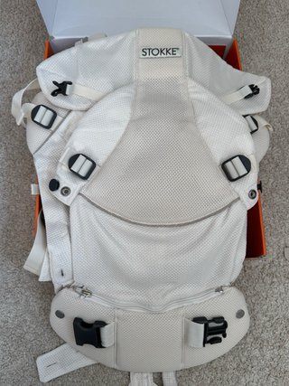 Mochila Portabebés Stokke MyCarrier Cool Crema