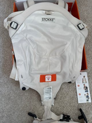 Mochila Portabebés Stokke MyCarrier Cool Crema