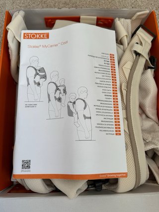 Mochila Portabebés Stokke MyCarrier Cool Crema