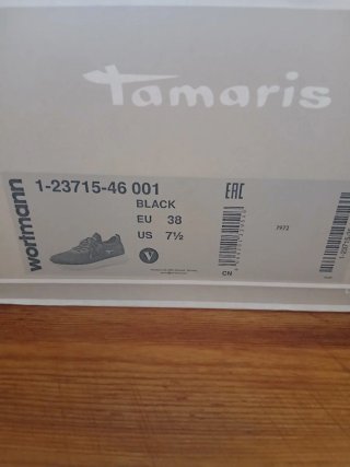 Zapatillas Tamaris Negras Talla 38