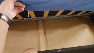 Sofá Cama Azul Tela