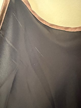 Vestido largo Free People metalizado bronce
